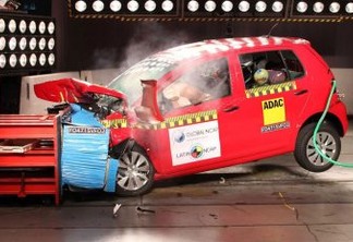 Crash Test Volkswagen Fox (divulgação)