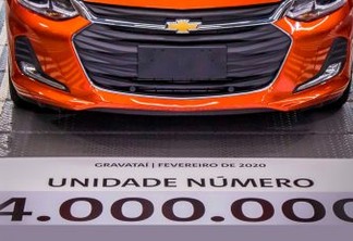 4 milhões de unidades Chevrolet (divulgação)