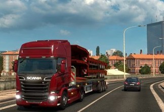 Cena do jogo Euro Truck Simulator 2 (divulgação)