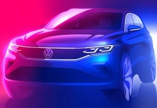 VW Tiguan 2021 teaser (divulgação)