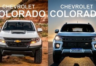 Dois carros com o mesmo nome: Chevrolet Coloado