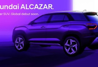 Hyundai Alcazar [divulgação] Creta 7 lugares