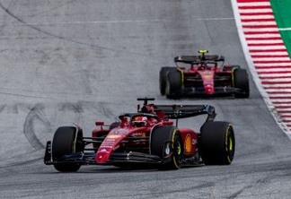 Charles Leclerc e Carlos Sainz no GP da Áustria 2022 [divulgação]
