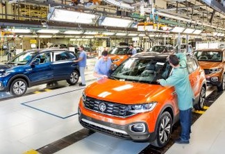 Produção do VW T-Cross em São José Dos Pinhais (PR) [divulgação]