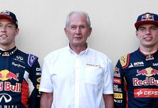 Kvyat e Verstappen na Red Bull em 2016 [reprodução]