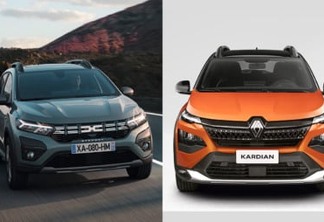 Dacia Sandero Stepway vs Renault Kardian [divulgação]