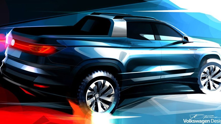 Volkswagen vai apresentar picape para brigar com Fiat Toro no Salão do Automóvel