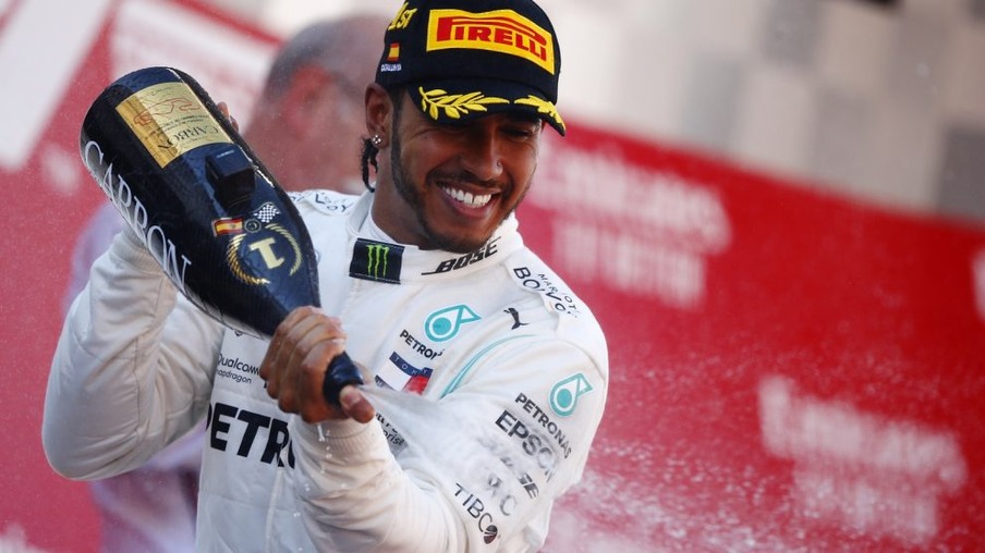 Lewis Hamilton no GP da Espanha (divulgação/LAT Images)