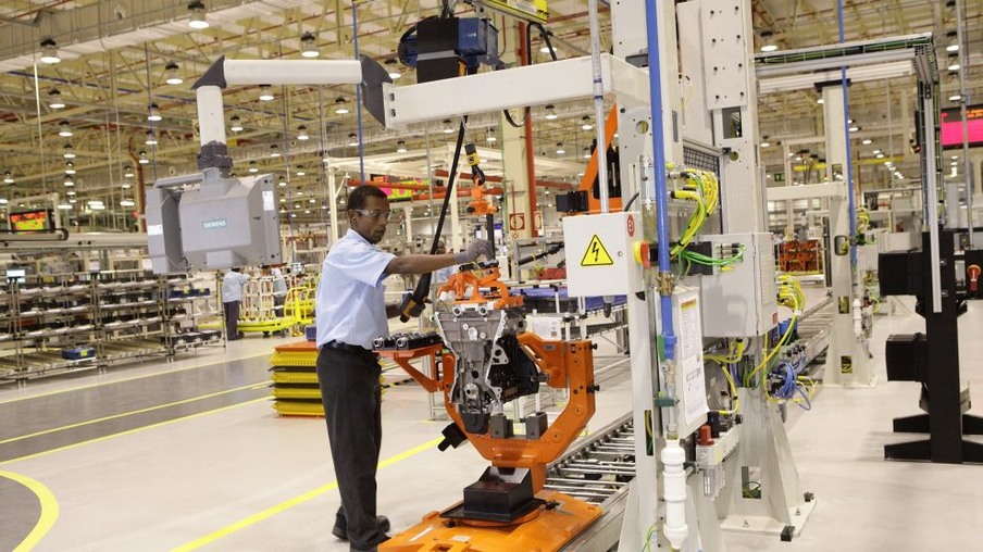 Fábrica da Ford em  Camaçari (BA) (divulgação)
O motor 1.0 TiVCT Flex de 12V feito em Camaçari, Bahia.