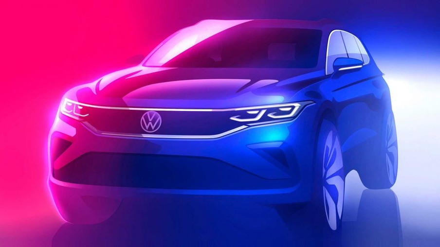 VW Tiguan 2021 teaser (divulgação)