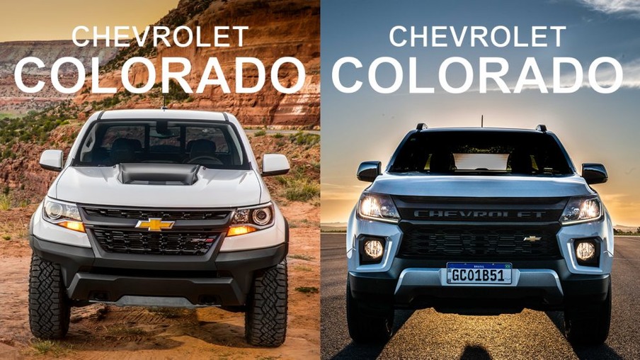 Dois carros com o mesmo nome: Chevrolet Coloado