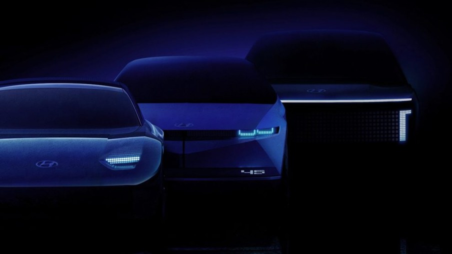 Hyundai Ioniq teaser [divulgação] Apple carro