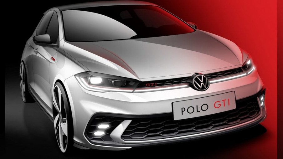 Volkswagen Polo GTI teaser [divulgação] GTS 2023