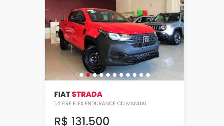 Fiat Strada blindada [webmotors]