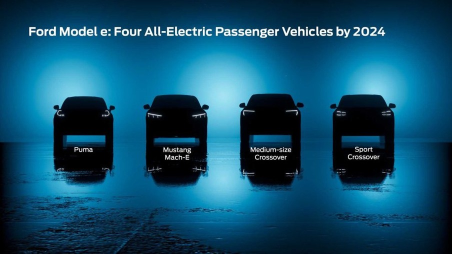 Novos SUVs elétricos Ford [divulgação]