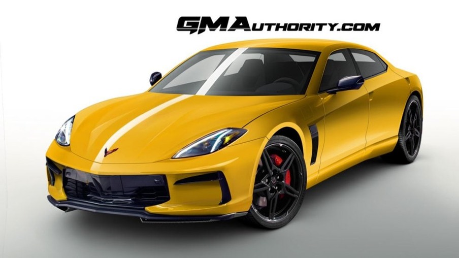 Projeção Chevrolet Corvette sedã [GM Authority]