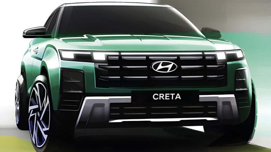 Desenho do novo Hyundai Creta [reprodução]