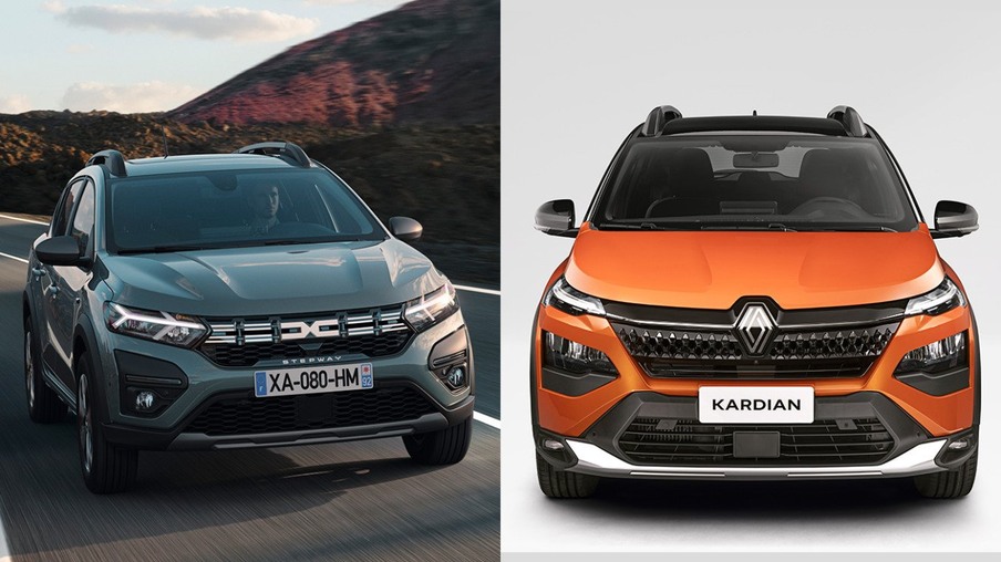 Dacia Sandero Stepway vs Renault Kardian [divulgação]