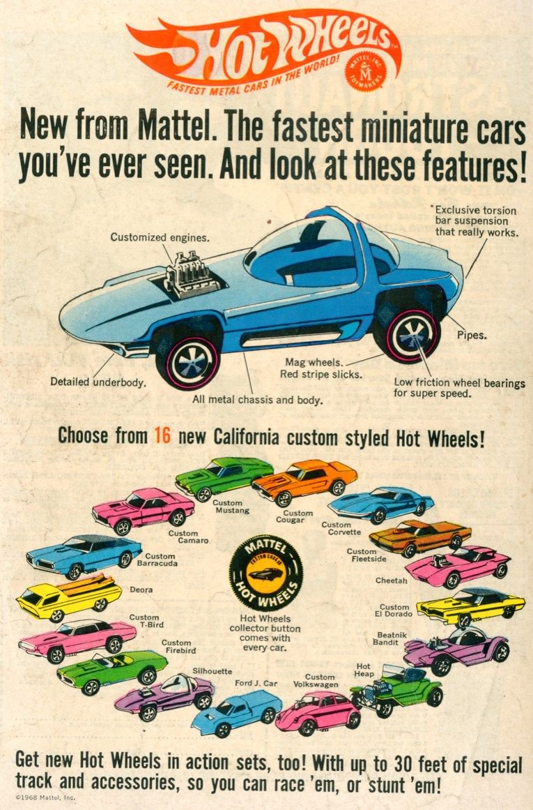 Hot Wheels, a marca que mais produz carros no mundo, faz 50 anos