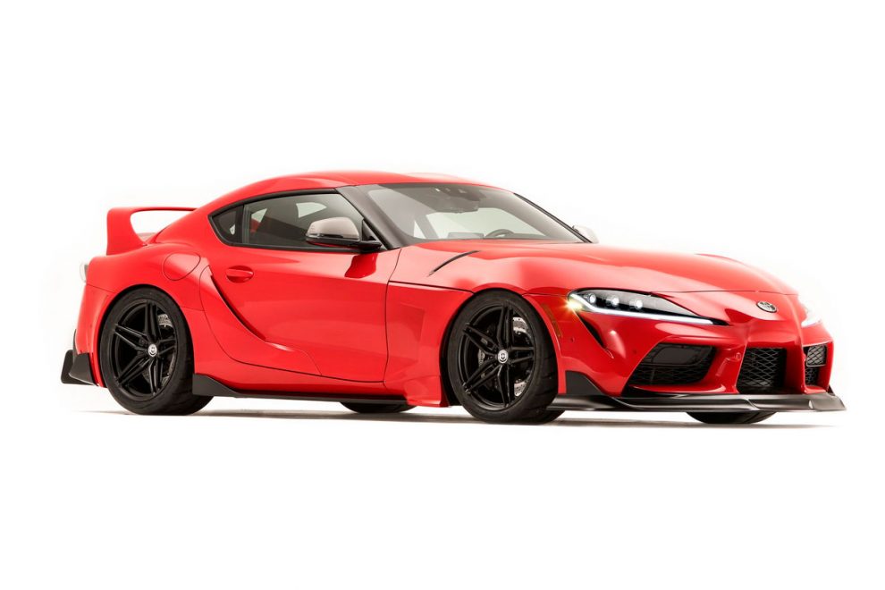 Toyota supra розовая