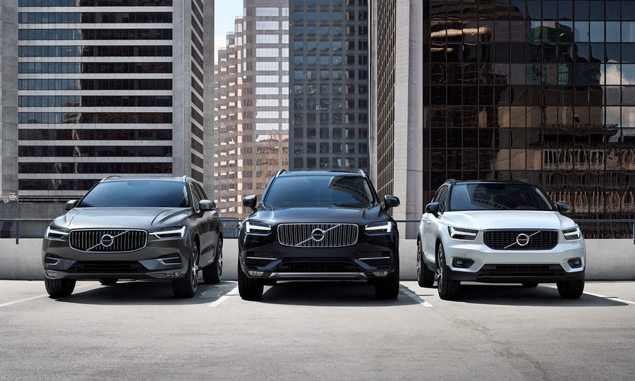 SUVs Volvo [divulgação]