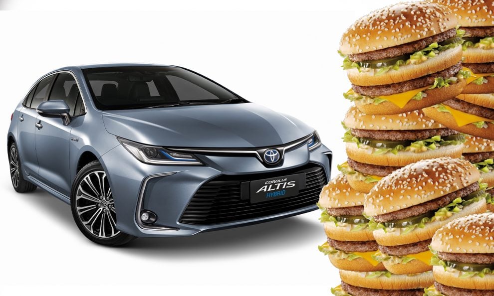 Toyota Corolla no Índice Big Mac [divulgação]