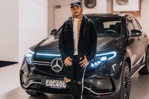 Mercedes-Benz EQC de Louis Hamilton [divulgação]
