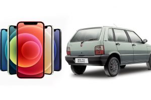 iPhone 12 ou um Fiat Uno? [divulgação]