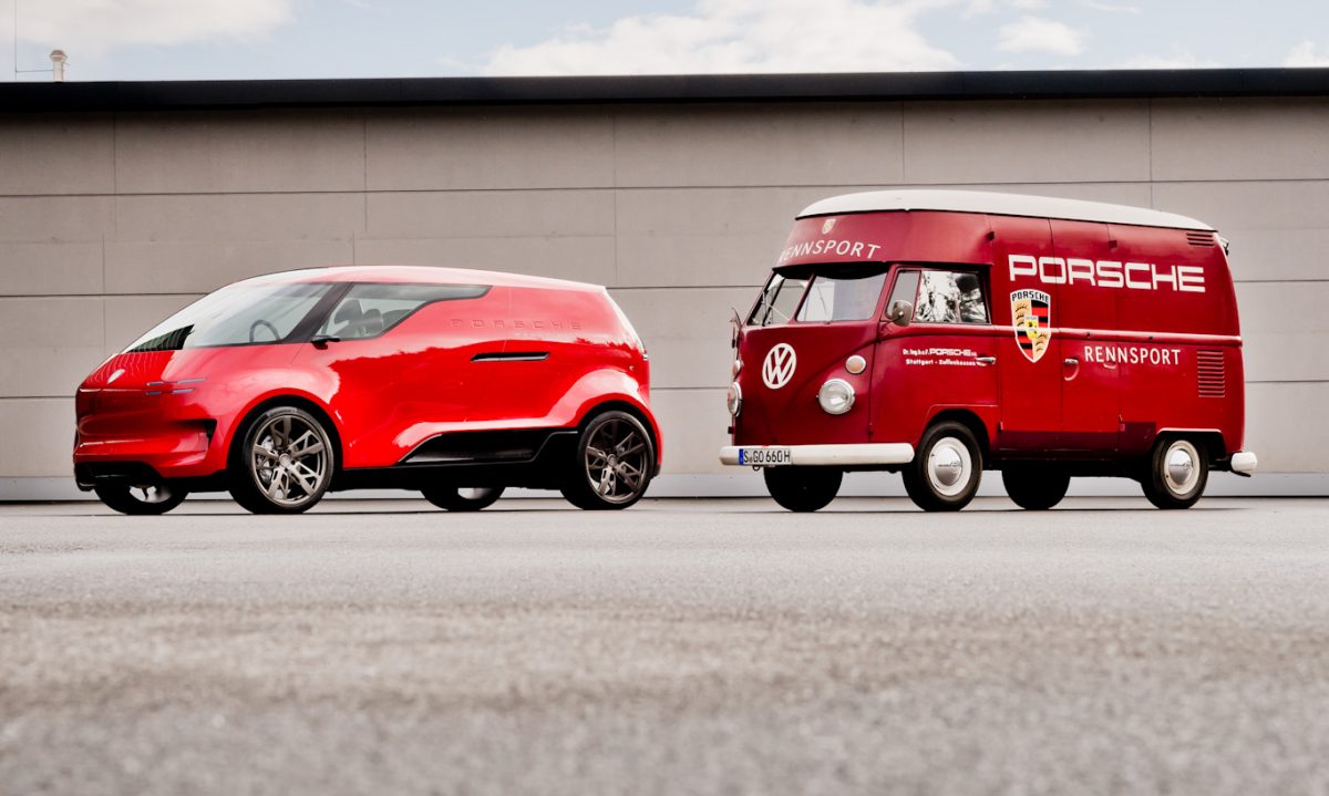 Porsche Renndienst e Volkswagen Kombi [divulgação]