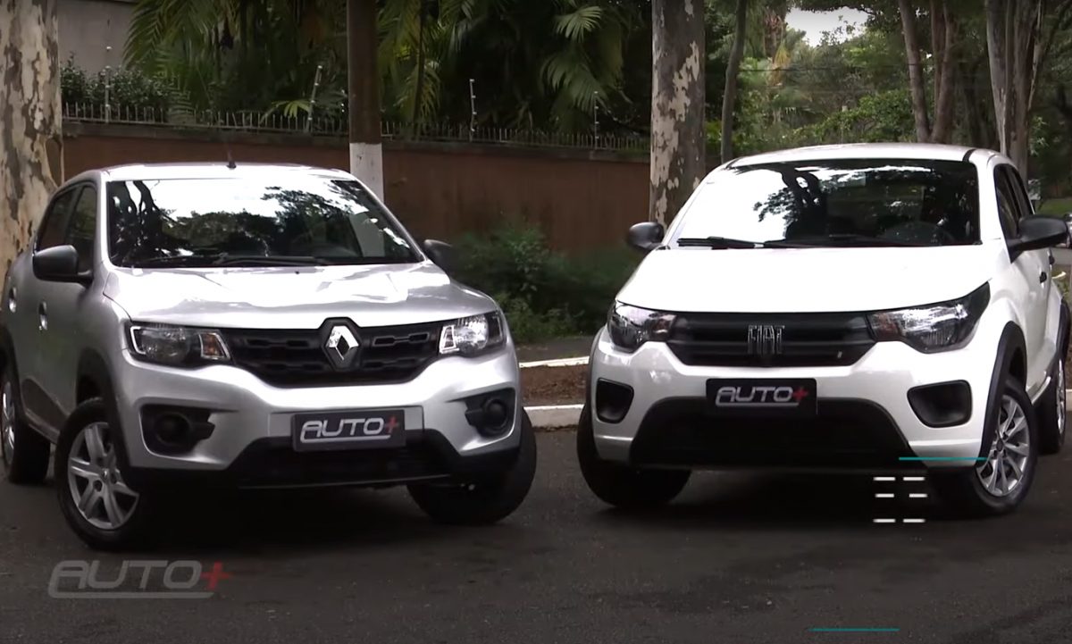Renault Kwid e Fiat Mobi [Auto+] Carro mais barato do Brasil