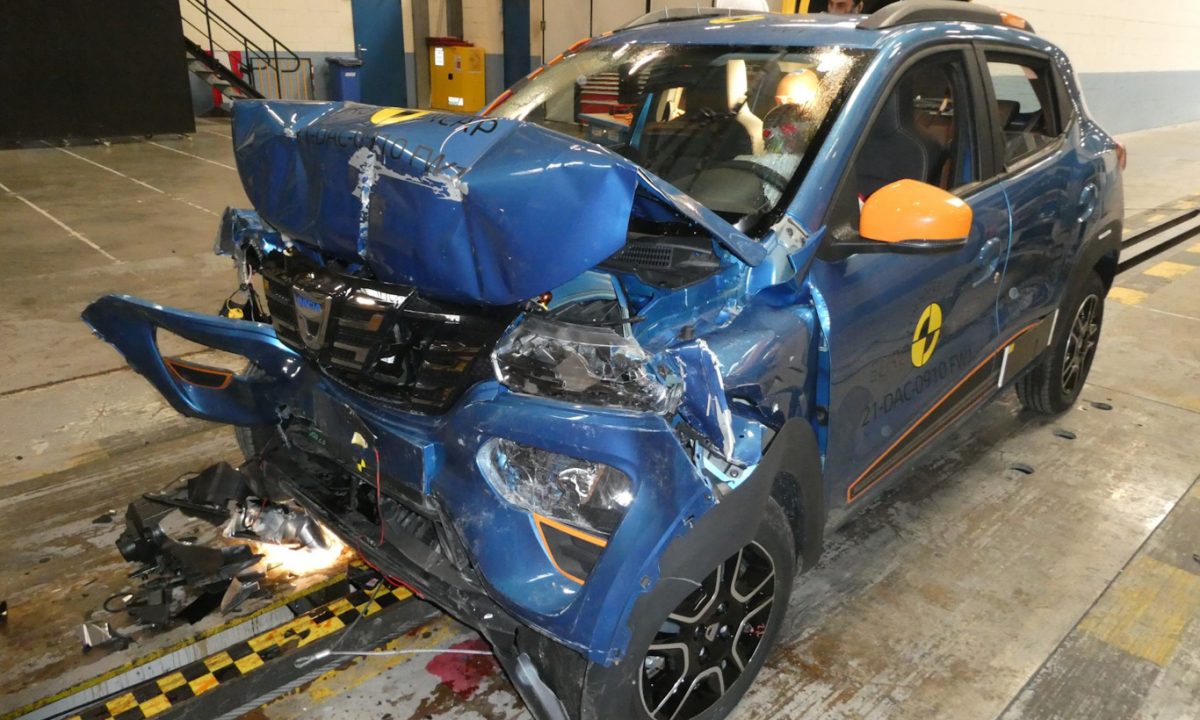 Renault Kwid elétrico / Dacia Spring [Euro NCAP]