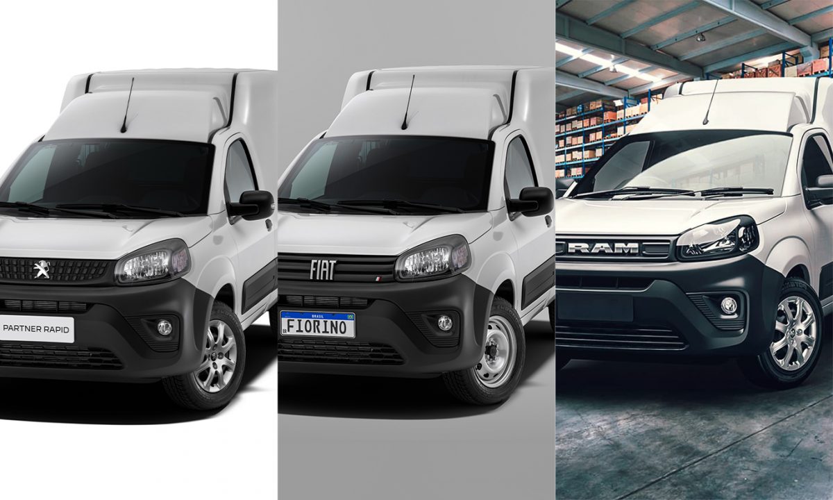Fiorinoverso: Peugeot Partner Rapid, Fiat Fiorino e RAM ProMaster Rapid [divulgação]