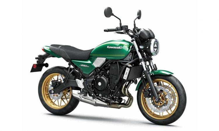 Infelizmente, essa combinação de cores da Kawasaki Z 650 RS não será oferecida no Brasil por enquanto [divulgação]