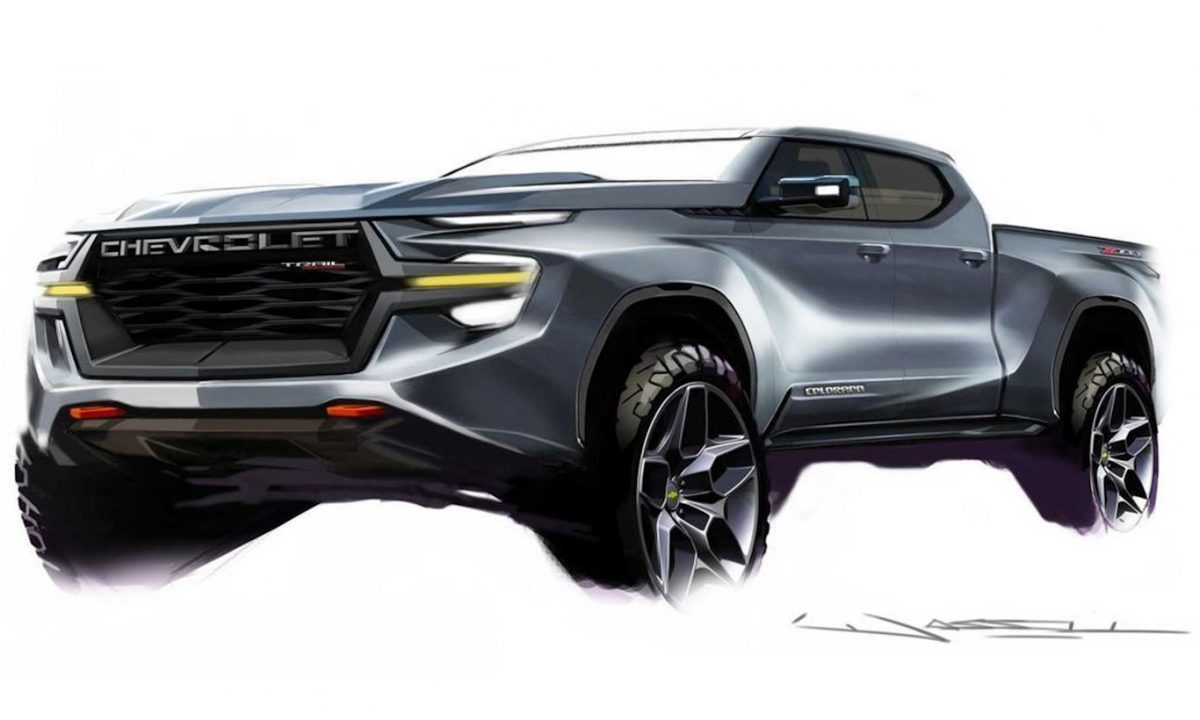 Chevrolet Colorado / S10 2024 designs rejeitados [divulgação]