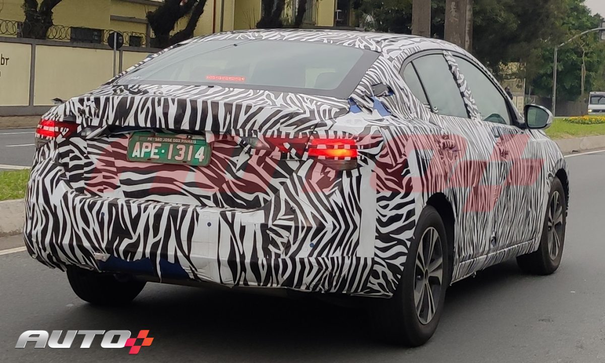 Flagra Nissan Sentra 2023 [Auto+ / Guilherme Machado]