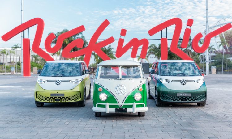 VW Kombi e VW ID.Buzz no Rock in Rio [divulgação]