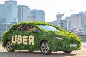 Nissan Leaf Uber Green [divulgação]