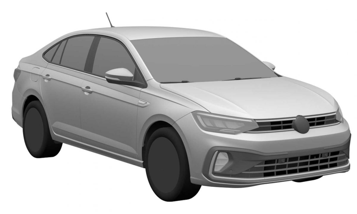 Patente do novo VW Virtus [reprodução]