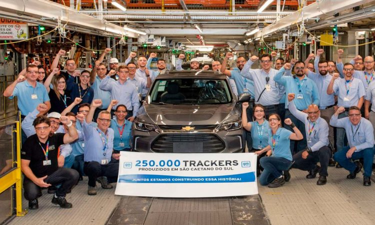 Chevrolet Tracker 250 mil unidades [divulgação]