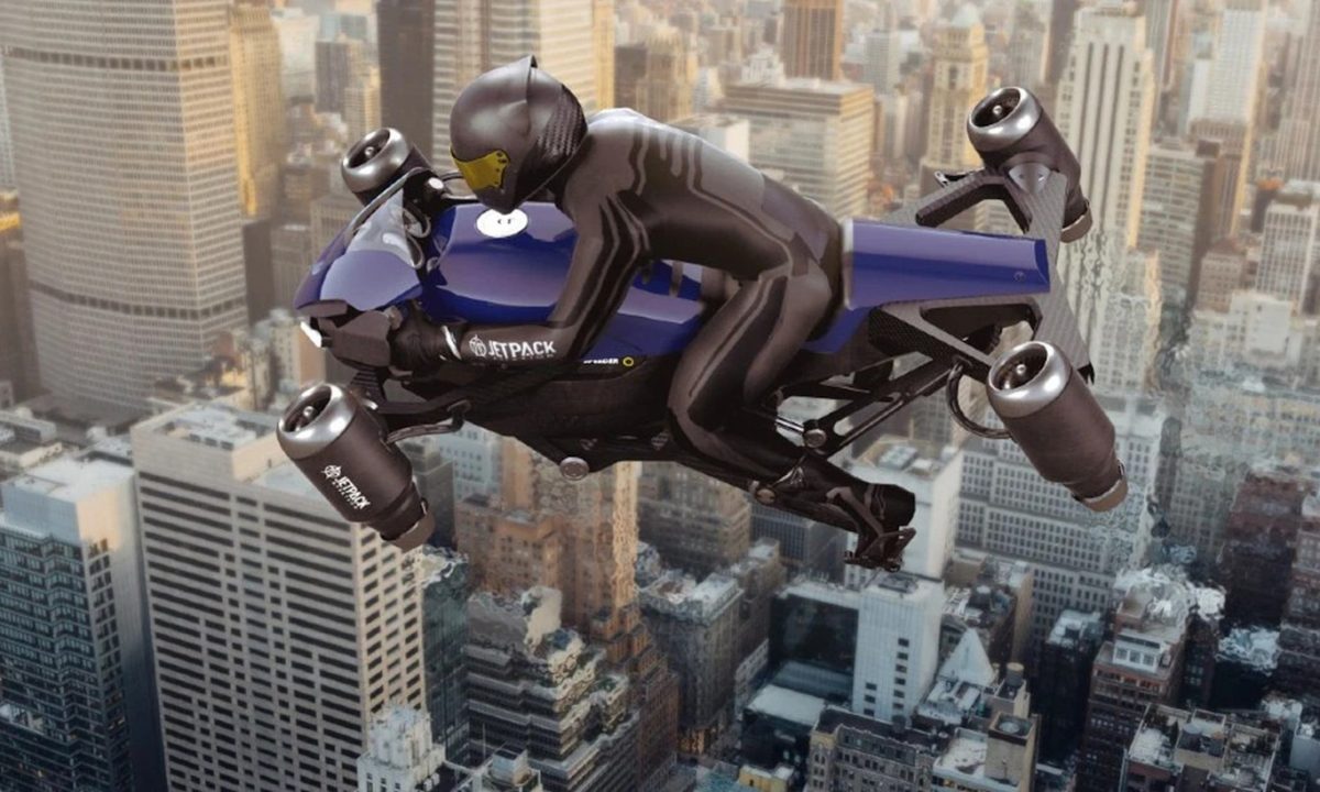 Moto voadora da Jetpack Aviation [divulgação]