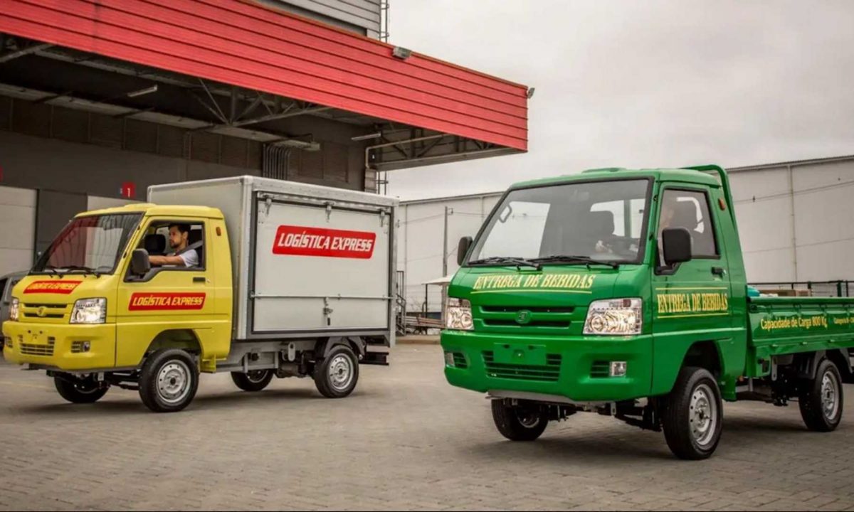 Caminhões elétricos da Hitech [divulgação]