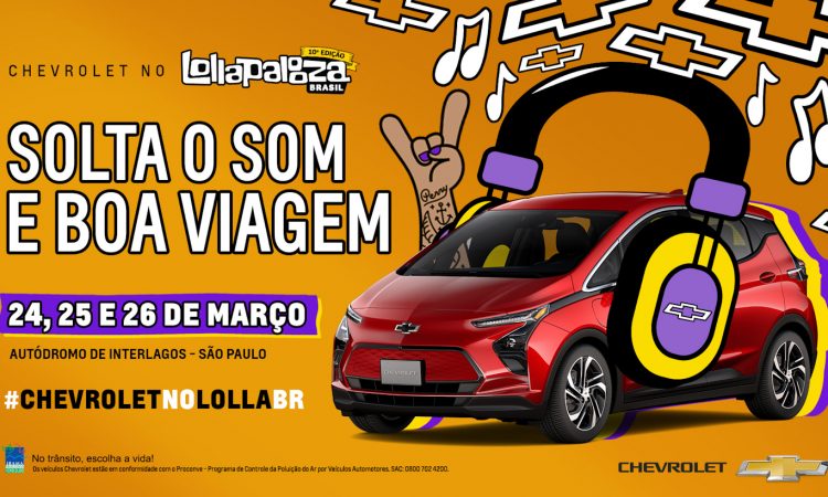 Chevrolet Bolt no Lollapalooza [divulgação]