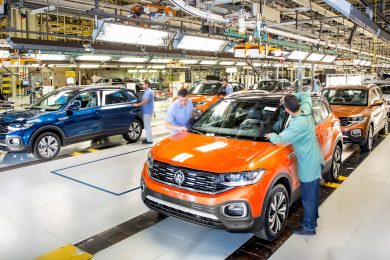 Produção do VW T-Cross em São José Dos Pinhais (PR) [divulgação]