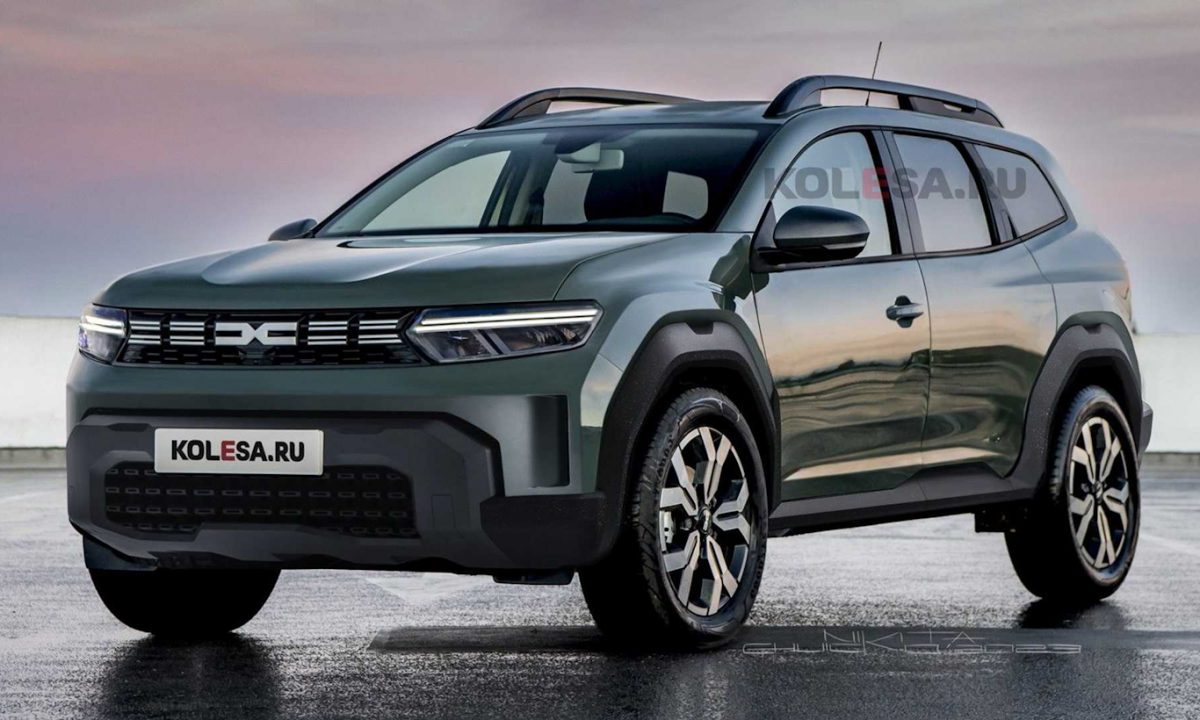 Projeção do novo Duster [reprodução/Kolesa]