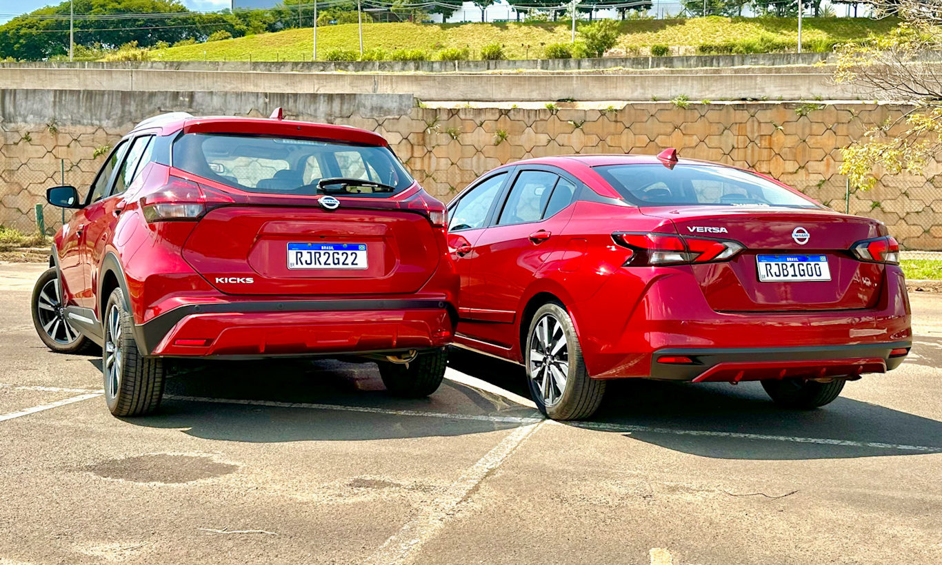 Nissan Kicks Advance vs Nissan Versa Exclusive (6) Auto+ TV