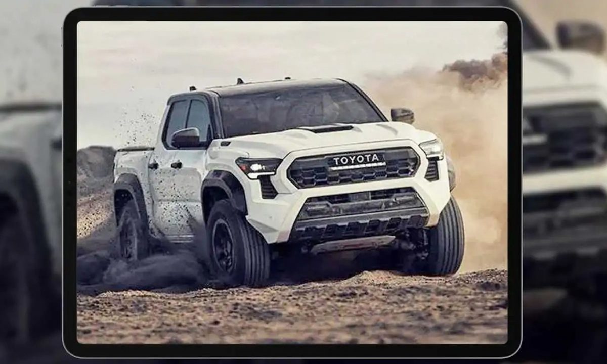 Imagem vazada da Toyota Tacoma [divulgação]