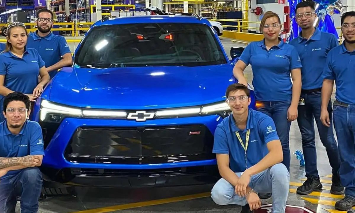 Chevrolet Blazer EV em produção [reprodução]