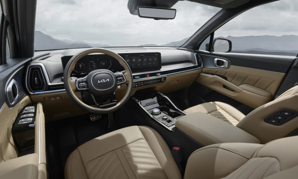 Interior do novo Kia Sorento 2026