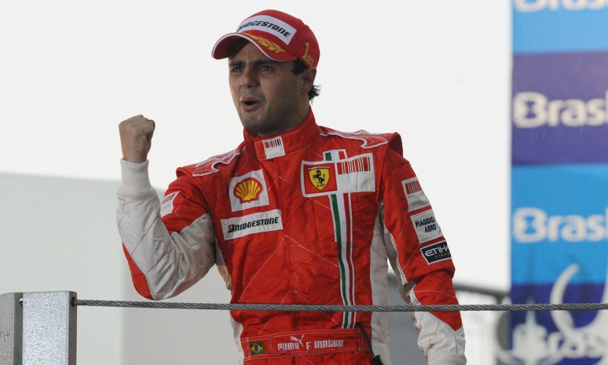 Felipe Massa na Ferrari em 2008 [divulgação]