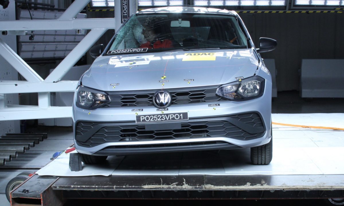 VW Polo Track no Latin NCAP [divulgação]
